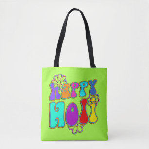 holiES - LYCKLIG HOLI färgad utkast till blommor 1 Tygkasse