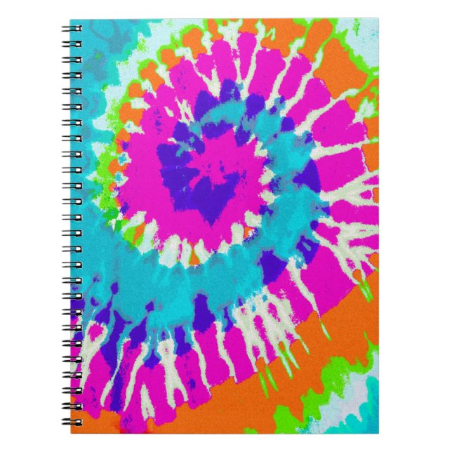 holiES - Power Spiral Batik Stil Anteckningsbok Med Spiral (Framsidan)
