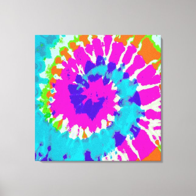 holiES - Power Spiral Batik Stil Canvastryck (Framsida)