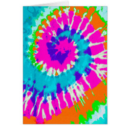 holiES - Power Spiral Batik Stil Hälsningskort