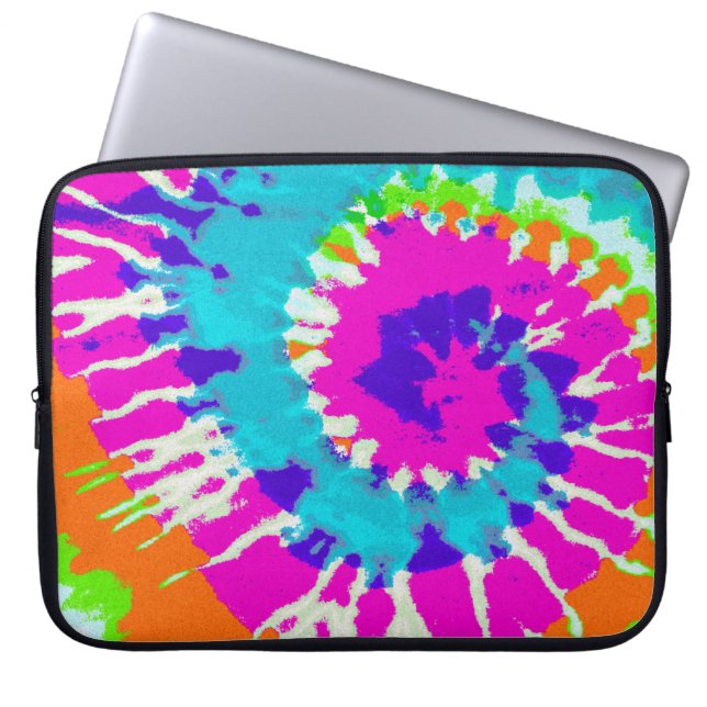 holiES - Power Spiral Batik Stil Laptop Fodral (Framsidan)