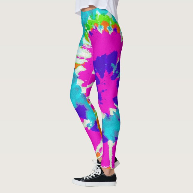 holiES - Power Spiral Batik Stil Leggings (Vänster)