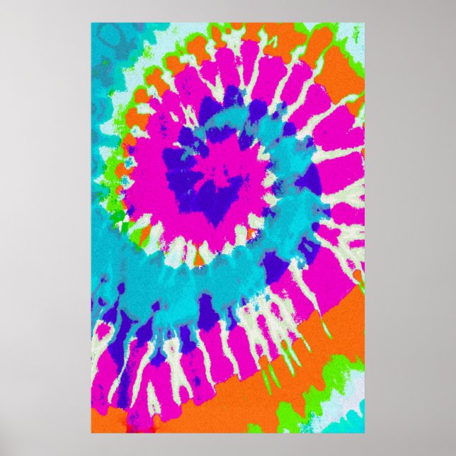 holiES - Power Spiral Batik Stil Poster (Framsidan)