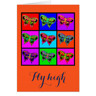 holiES - Psychedelic Butterflies Mosaic Hälsningskort