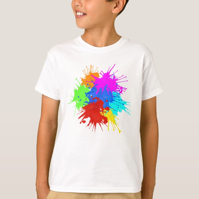 holiES - stänkrunda 2 + dina idéer T-shirt (Framsida)