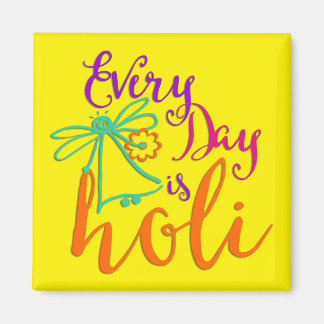 holiES - Varje dag är Holi + din backgr. & idéer Magnet