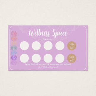 Holistic design Loyalty Card  Visitkort