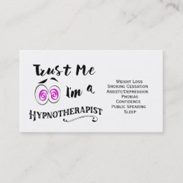 Holistic Hypnotherapy visitkorthypnotherapist Visitkort