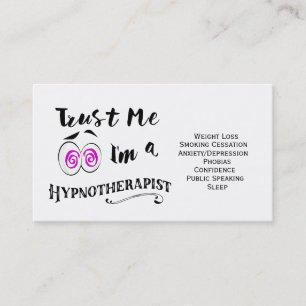 Holistic Hypnotherapy visitkorthypnotherapist Visitkort