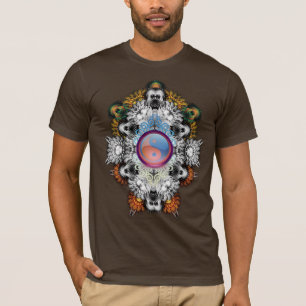 Holistic Yin Yang Fractal Art Shirt Tee