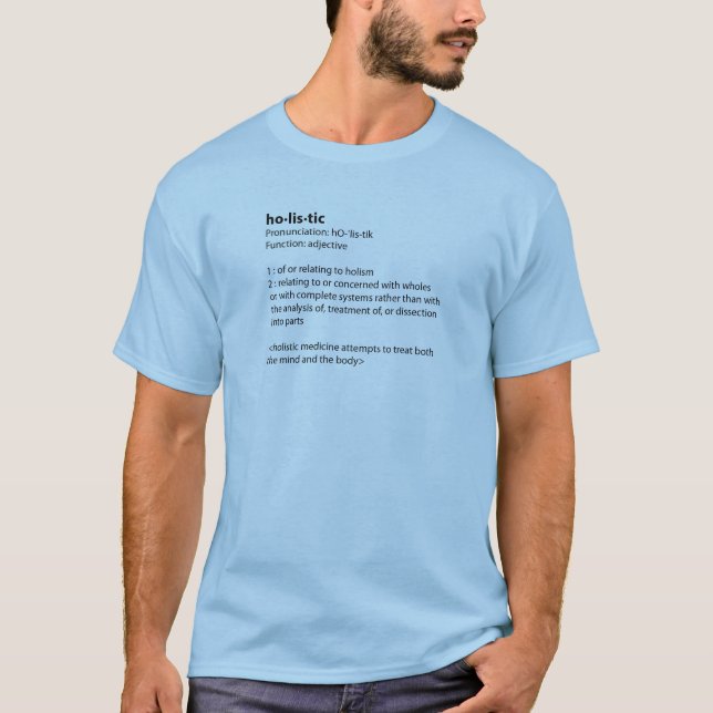 Holistisk definition tee (Framsida)