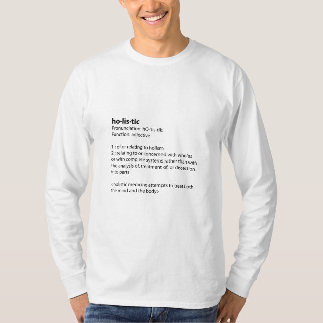 Holistisk definition tee shirt (Framsida)