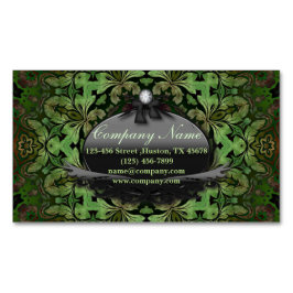 holistisk hälsovårdsterapi Yoga Mandala Magnetiska Visitkort