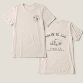 Holistisk Hund Breeder T-shirt - Unisex-Neutralt