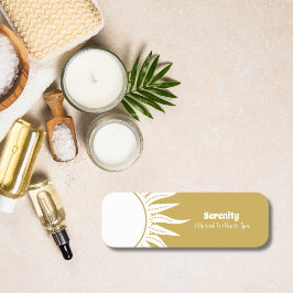 Holistisk kelestial Sol & Måne Namnbricka