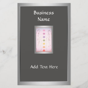 Holistisk mall för Händer med silver Flygblad