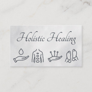 Holistisk medicin Akupunkturmassage Visitkort