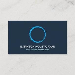 Holistisk, Naturopath, Healer, Zen Logotyp II Visitkort