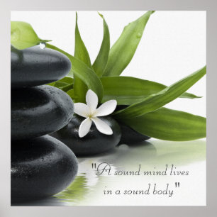 Holistisk spa Behandlingen Poster