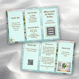 Holistisk Spa Retreat Liten Falt Broschyr Flygblad