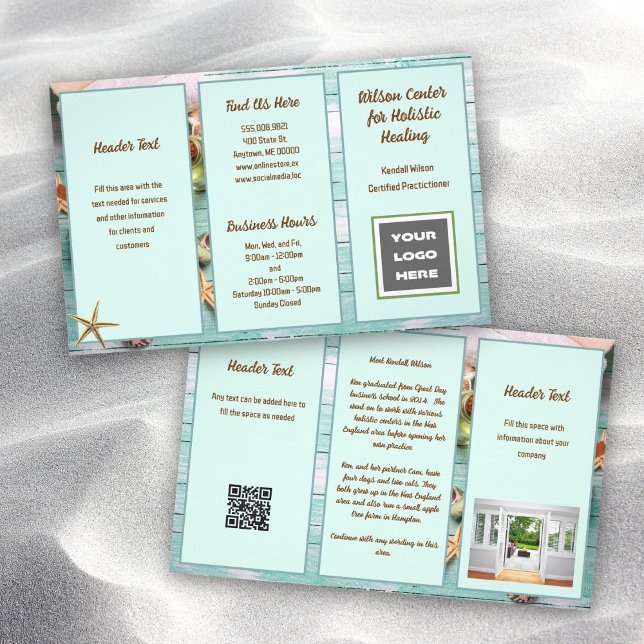 Holistisk Spa Retreat Liten Falt Broschyr Flygblad (Skapare uppladdad)