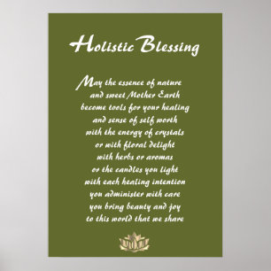 Holistisk välsignelse Poster