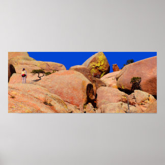 Hölja Wichitas IV - Färg mättad Poster