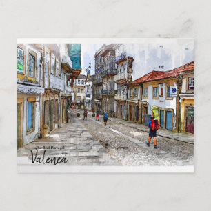 Höljande genom Europa - Valenca, Portugal Vykort