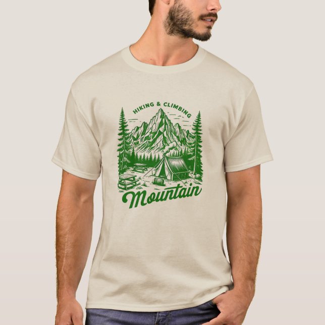 Höljande och klättrande Äventyr T-shirt (Framsida)