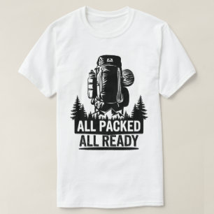 Höljande ryggsäck, Äventyr-grafik utomhus T Shirt