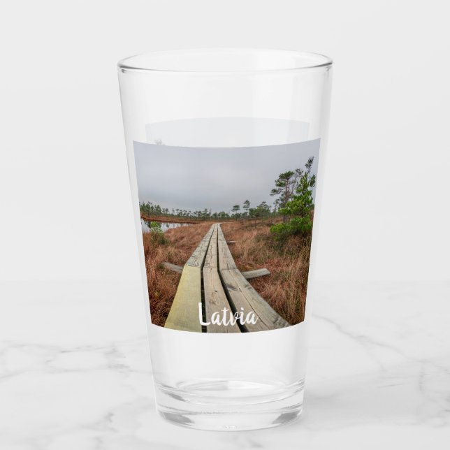 Höljspår i träsk glaskopp (Framsida)