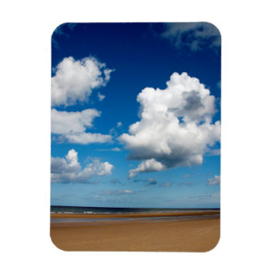 Holkham Beach Norfolk England Poster klassisk rund Magnet