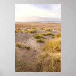 Holkham Beach Sanddyner, Norfolk-kusten Poster