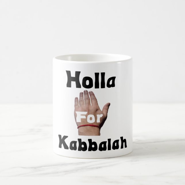 Holla för Kabbalah.Mug Kaffemugg (Center)