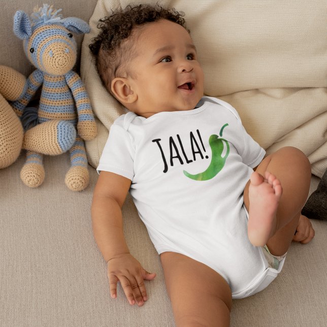 Holla Jalapeno Funny Baby Bodykostym Tee Shirt (Skapare uppladdad)
