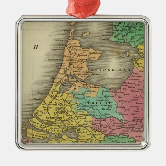 Holland 2 julgransprydnad metall (Framsidan)