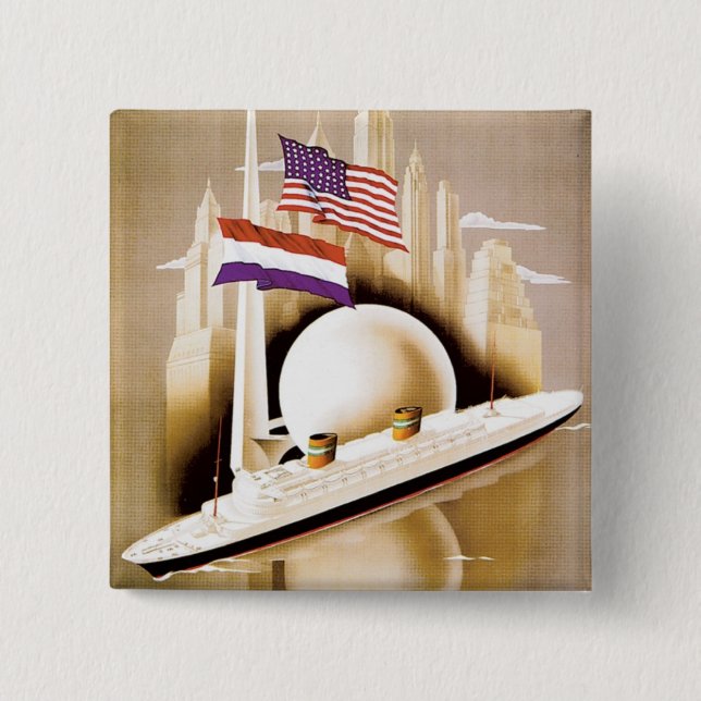 Holland America Line New York Knapp (Framsida)