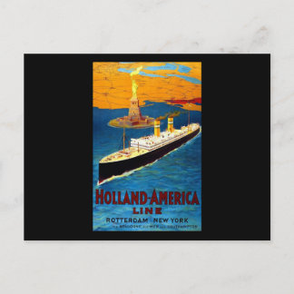 Holland America Line Rotterdam New York Vykort
