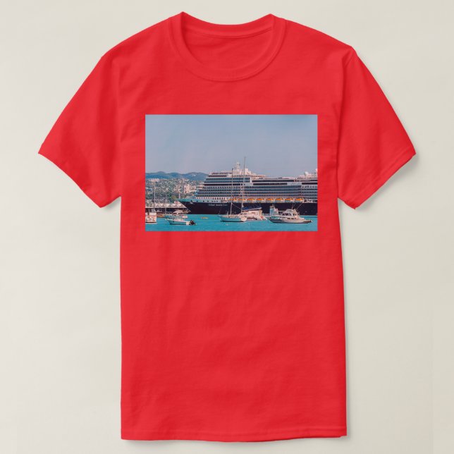 Holland America Nieuw Statendam Cruise Frakt i Mon T Shirt (Design framsida)