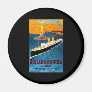 Holland Amerika fodrar Rotterdam New York Magnet