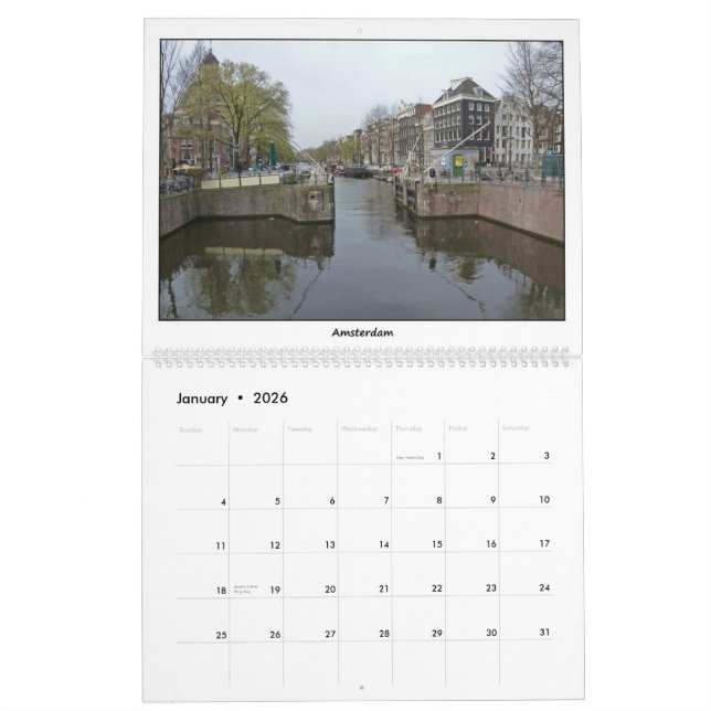 Holland Belgien, Finland, Estland, Ryssland Kalender (Jan 2026)