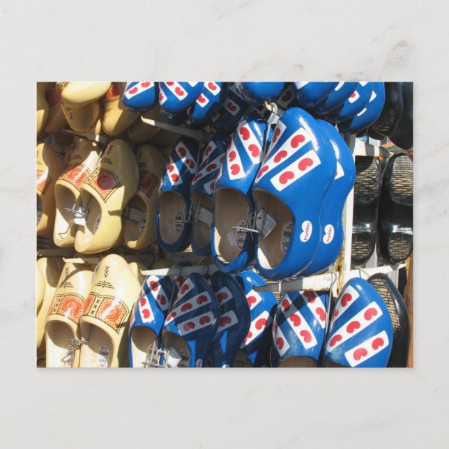 Holland Clogs Photo Postcard Vykort (Framsida)