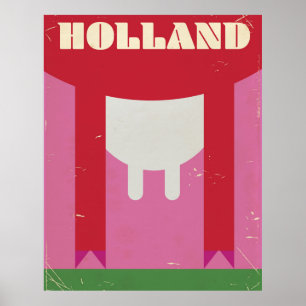 Holland Dairy ko vintage resor poster