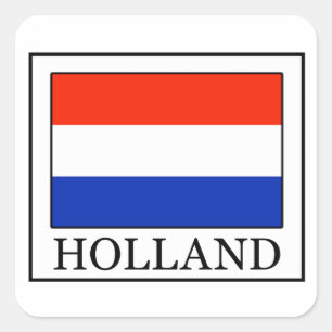 Holland-dekal Fyrkantigt Klistermärke
