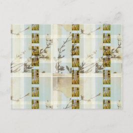 Holland FlowerPlaid Postkort Helg Vykort
