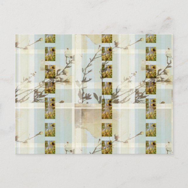 Holland FlowerPlaid Postkort Helg Vykort (Framsida)