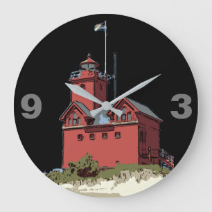 HOLLAND HARBOR LIGHT STOR KLOCKA