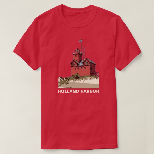 HOLLAND HARBOR LIGHT T-SHIRT (Design framsida)