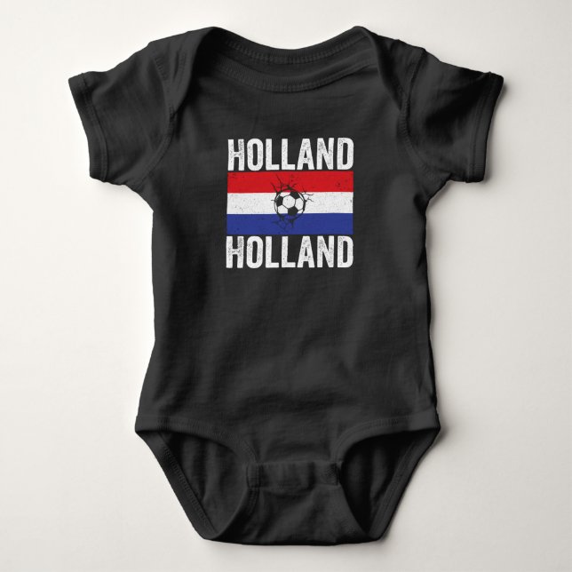 Holland Holland Jersey Netherlands Football Shirt T Shirt (Framsida)