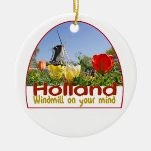 HOLLAND JULGRANSPRYDNAD KERAMIK